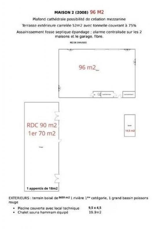 Maison de village - 166 m² - 7 pièces