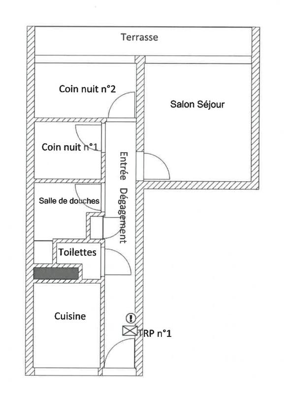 Appartement - 46 m² - 2 pièces