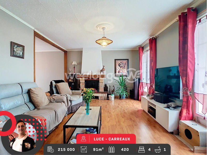 Maison - 91 m² - 6 pièces