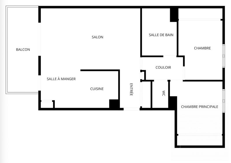 Appartement - 78 m² - 3 pièces