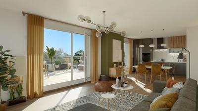 Appartement - 65 m² - 3 pièces