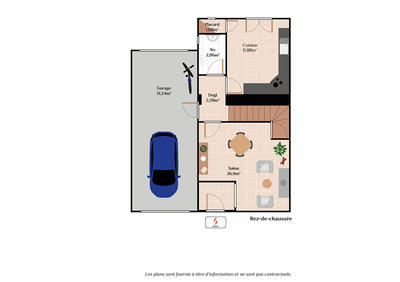 Maison - 95 m² - 5 pièces