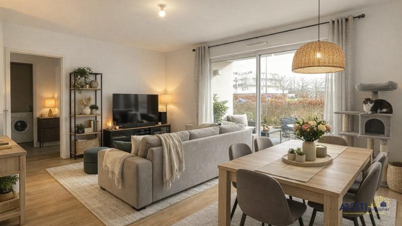 Appartement - 46 m² - 2 pièces