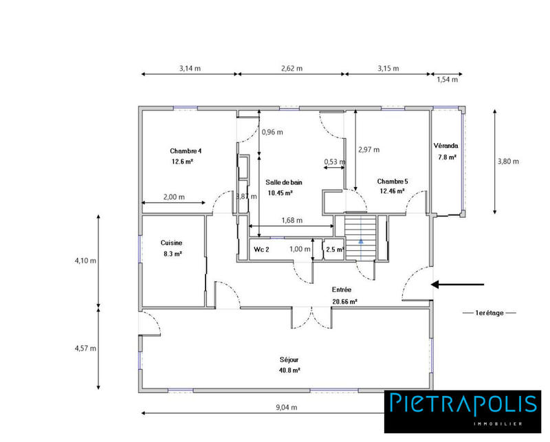 Maison - 220 m² - 5 pièces