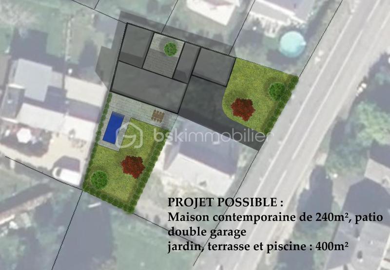 Terrain constructible - 743 m²