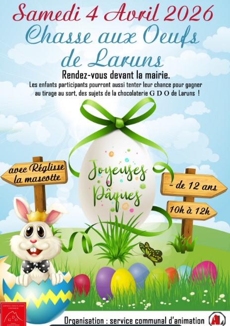 Chasse aux oeufs de Pâques de Laruns