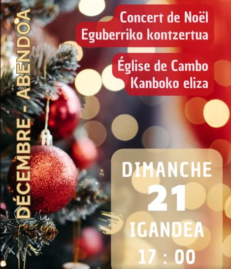 Concert de Noël de l'Harmonie de Cambo-les-Bains