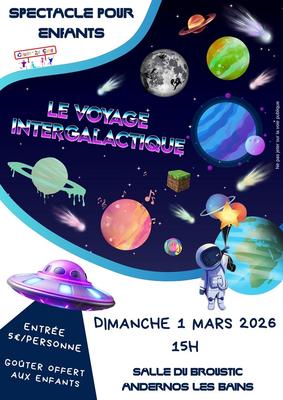 Spectacle  Coulin'Ze Gang "Le voyage intergalactique !"