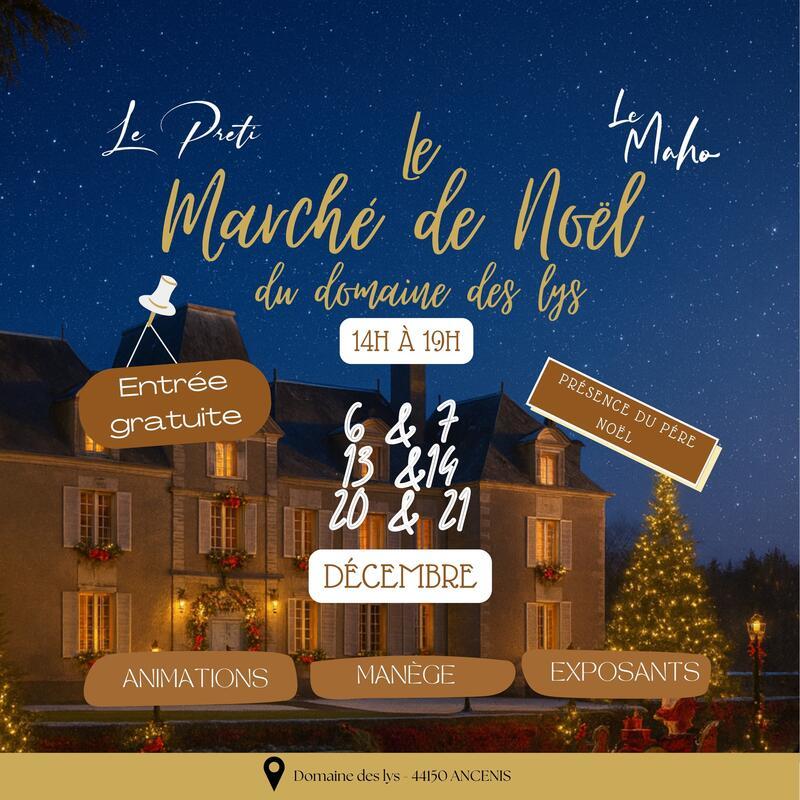 Marché de noël du domaine des lys