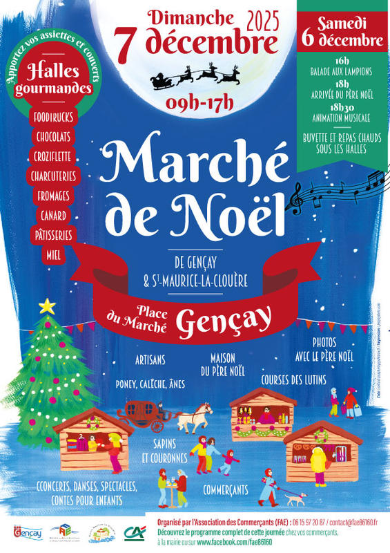 Marché de Noël de Gençay et St-Maurice la Clouère