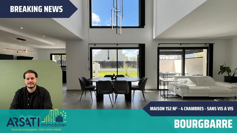 Maison contemporaine - 153 m² - 6 pièces