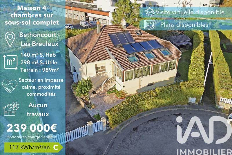 Maison - 140 m² - 6 pièces