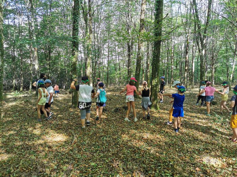 Sortie avec la maison de la nature - Forêt sensorielle