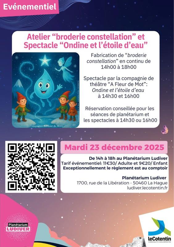 Evénementiel familles Noël au Planétarium Ludiver