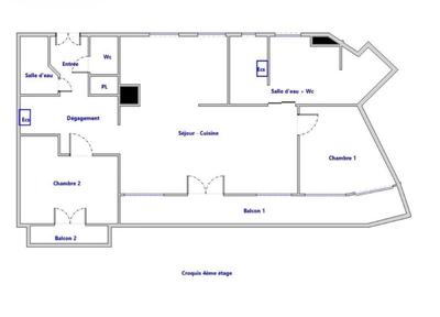 Appartement - 67 m² - 3 pièces