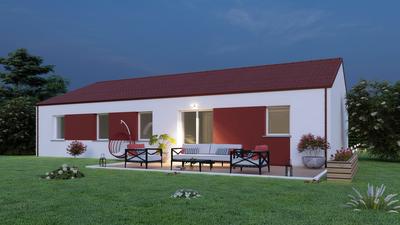 Maison - 89 m² - 6 pièces