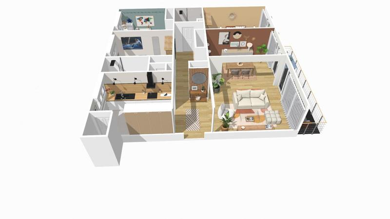 Appartement - 110 m² - 4 pièces