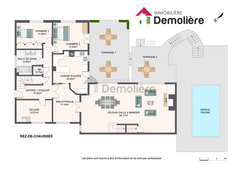 Maison - 196 m² - 8 pièces