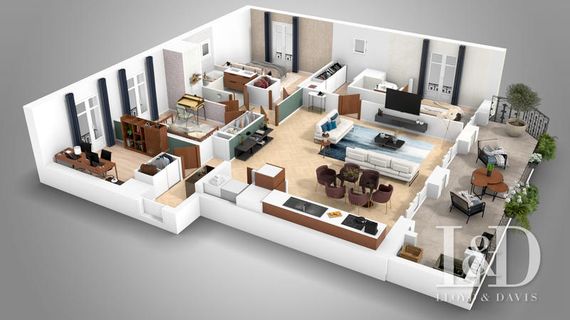 Appartement - 112 m² - 4 pièces