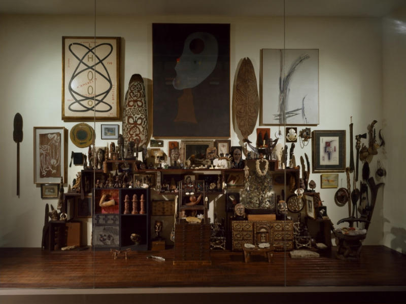 Le mur de l'atelier d'André Breton