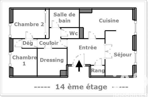 Appartement - 68 m² - 3 pièces