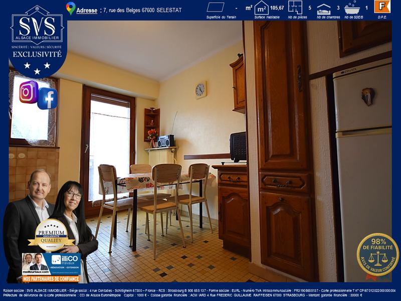 Appartement - 106 m² - 5 pièces