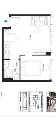 Appartement - 25 m² - 2 pièces