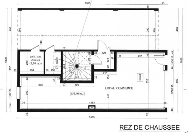 Local commercial - 50 m²