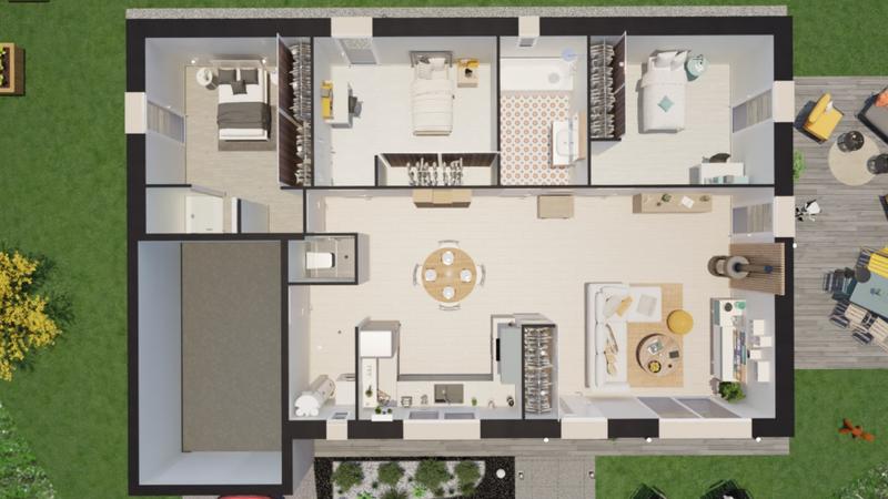 Maison de village - 97 m² - 5 pièces