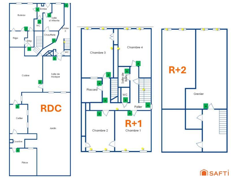Maison - 240 m² - 9 pièces