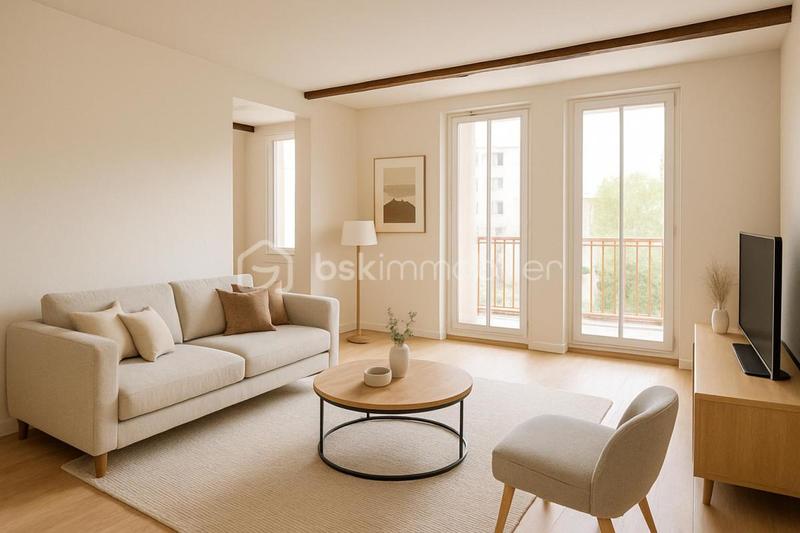 Appartement - 90 m² - 5 pièces