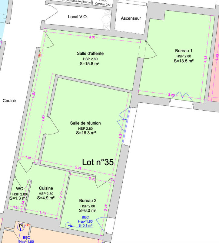 Appartement - 58 m² - 4 pièces