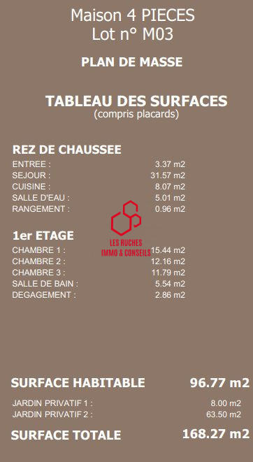 Appartement - 97 m² - 4 pièces