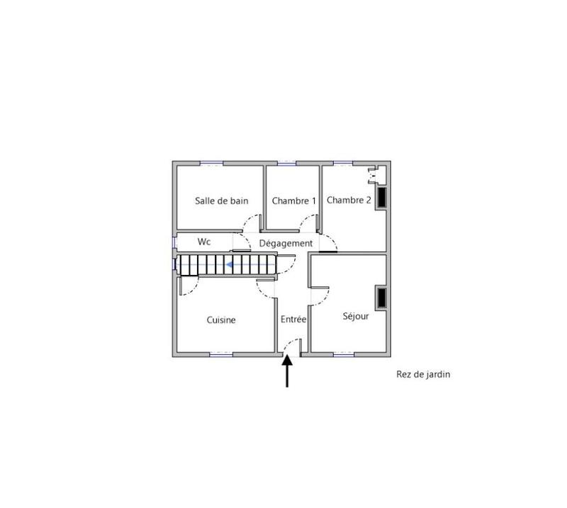 Maison - 62 m² - 3 pièces