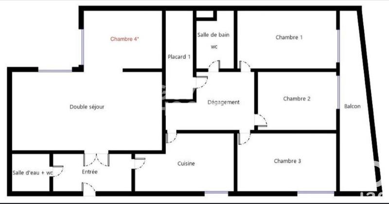 Appartement - 127 m² - 5 pièces