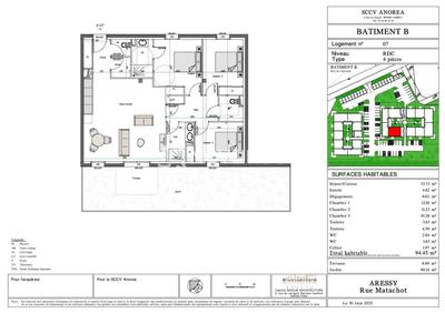 Appartement - 94 m² - 4 pièces