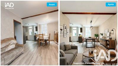 Maison de ville - 90 m² - 4 pièces