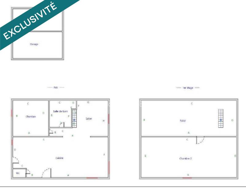 Maison - 65 m² - 4 pièces