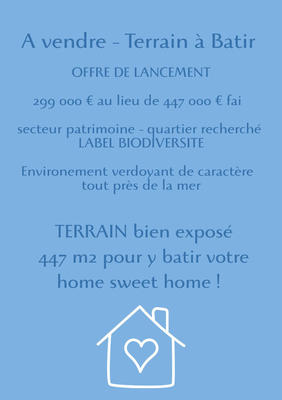 Terrain - 447 m²
