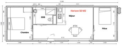 Maison - 15 m² - 1 pièce