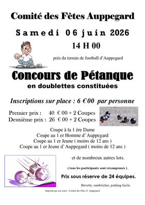 Concours de Pétanque