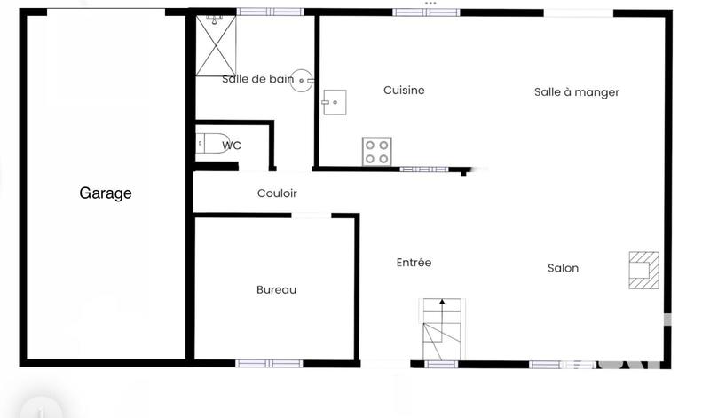 Maison - 110 m² - 6 pièces