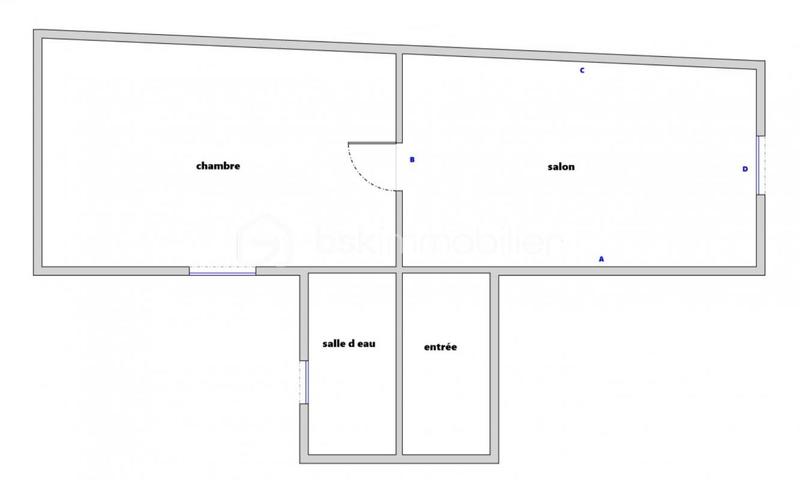 Appartement - 40 m² - 2 pièces