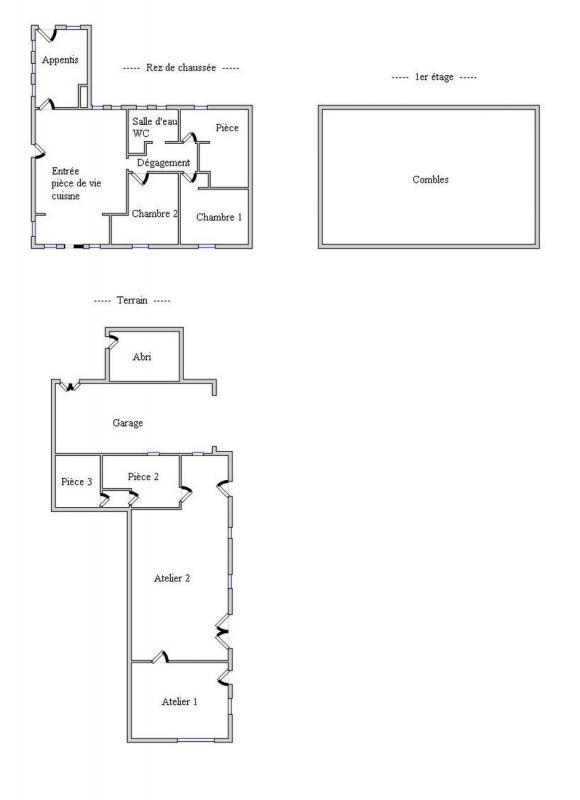 Maison - 70 m² - 3 pièces