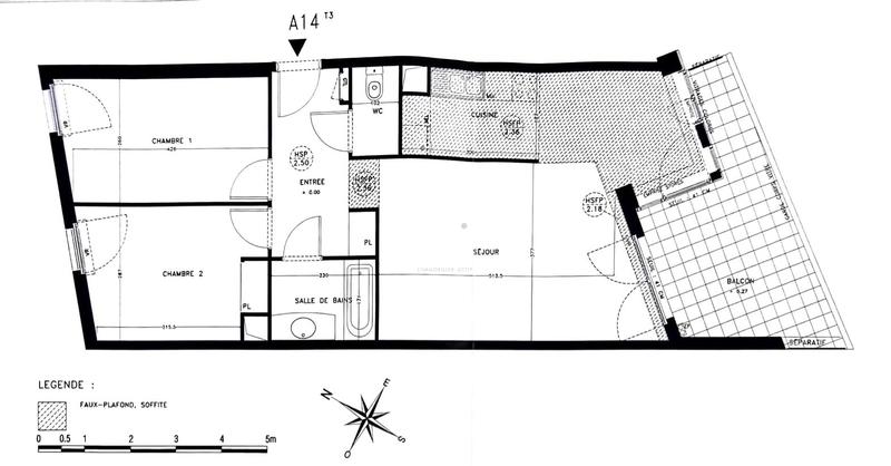 Appartement - 70 m² - 3 pièces