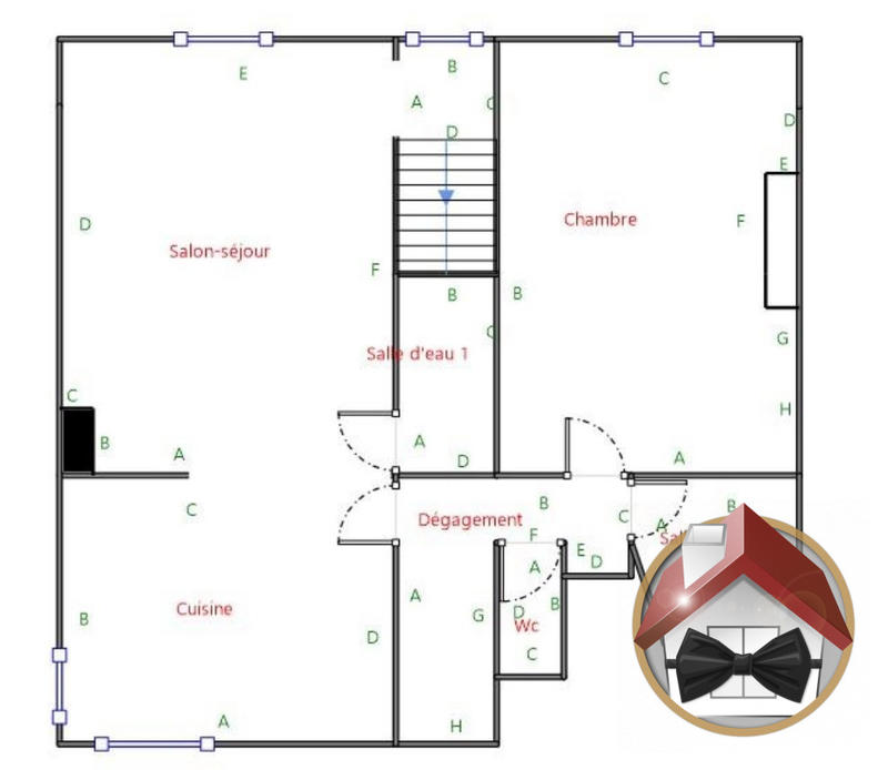 Appartement - 71 m² - 3 pièces