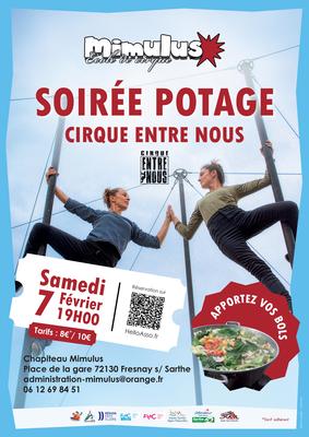 Soirée potage et spectacle
