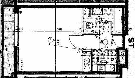 Appartement - 26 m² - 1 pièce