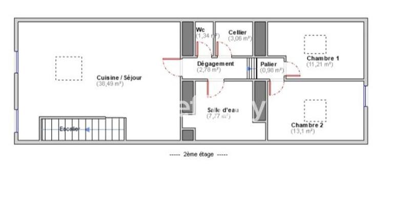 Appartement - 78 m² - 3 pièces