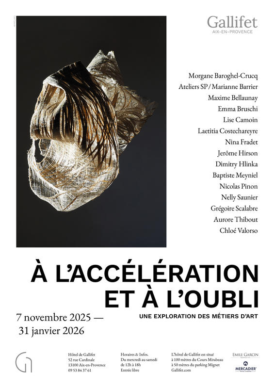 Exposition : à l'accélération et à l'oubli